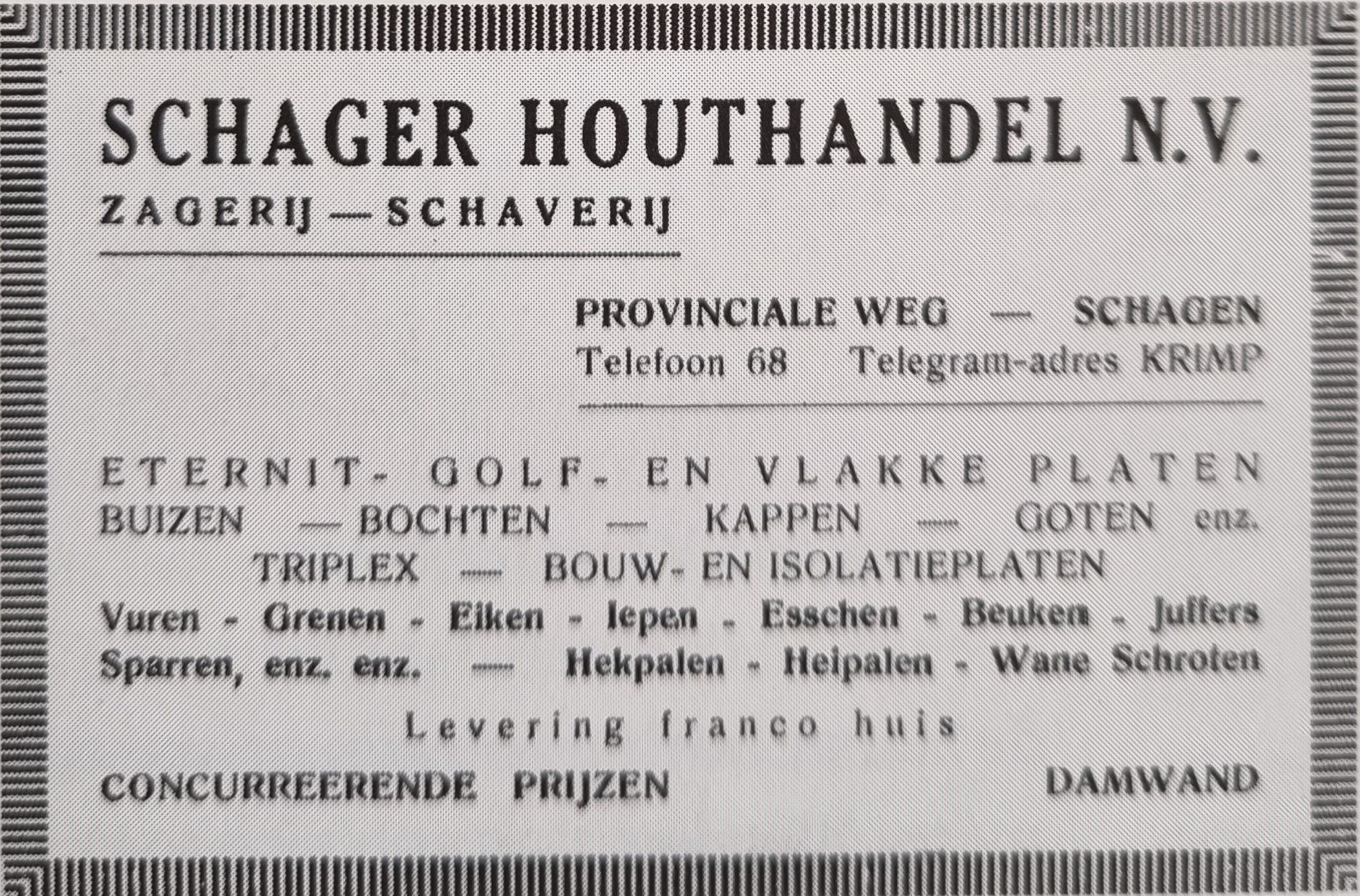 advertentie 1938
